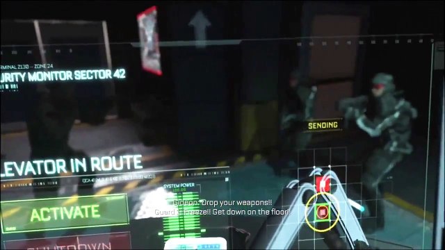 Walk Through Activate the Elevator Call of Duty Advanced Warfare FAST & EASILY