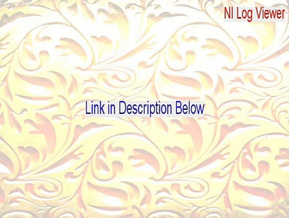NI Log Viewer Download Free (Download Now)
