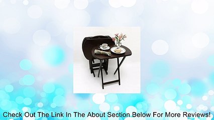 Espresso 4-Piece Oversized Snack Table Set Review