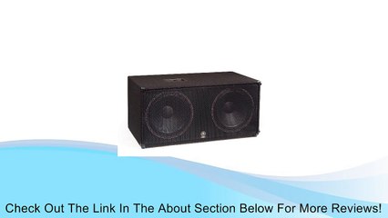 Yamaha SW218V Carpted Dual 18-inch Subwoofer Review