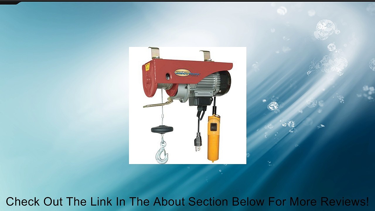 Northern Industrial Tools Electric Hoist - 220/440-Lb. Capacity Review
