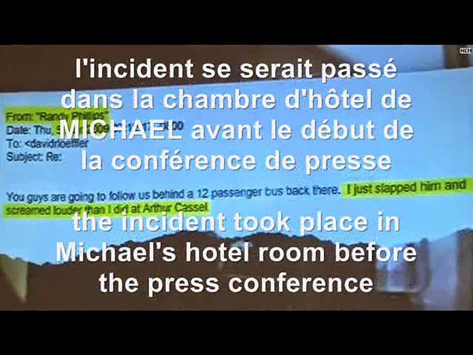 PREUVES MICHAEL JACKSON AGRESSION--Episode 1