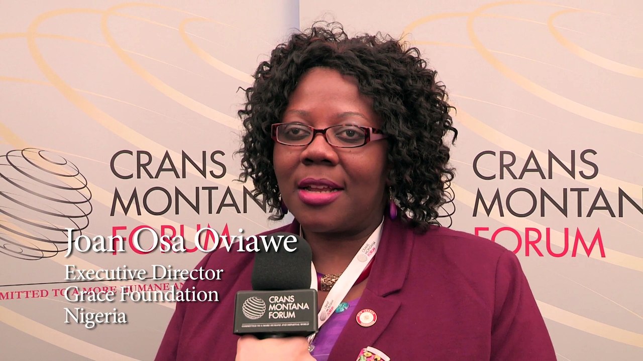 JOAN OSA OVIAWE - Crans Montana Forum (Jean-Paul Carteron) - New Leaders