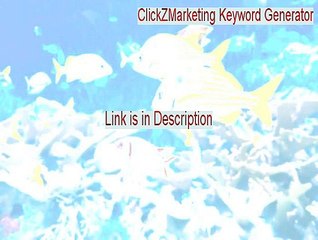 ClickZMarketing Keyword Generator Keygen - Instant Download (2015)