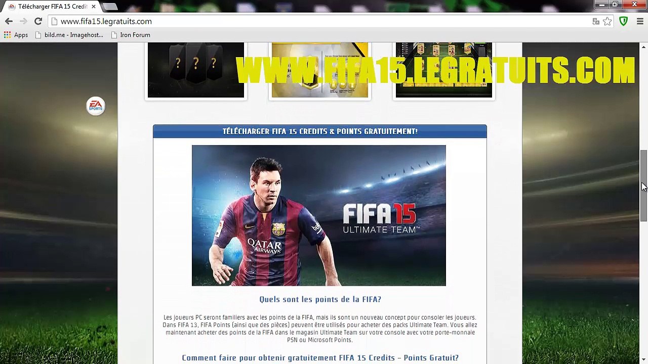 FIFA 15 Astuce Argent Illimite