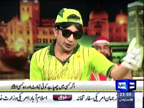 Mazaaq Raat On Dunya News - 26th February 2015 With Iftikhar Thakur, Sakhawat, Amaanullah