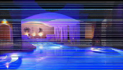 Natural Pool - Santorini, Greece