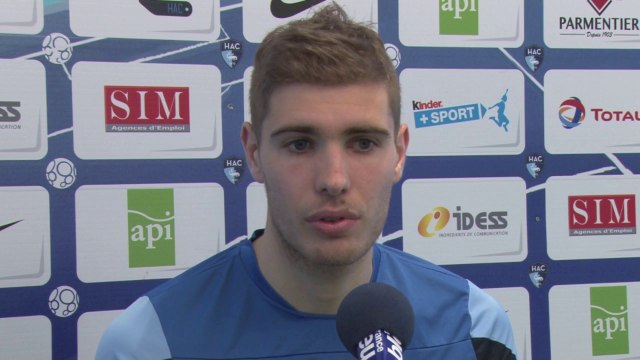 Avant HAC - AC Ajaccio, interview de Maxime Le Marchand