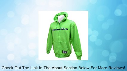 Seattle Seahawks Lime Green Classic Heavyweight VI Full Zip Fleece Hoody (XL) Review