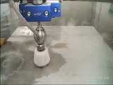 With a waterjet cutting machine, aluminum cutting video