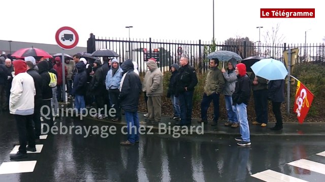 Quimperlé. Débrayage chez Bigard