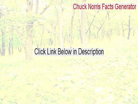 Chuck Norris Facts Generator Cracked (google chuck norris fact generator 2015)