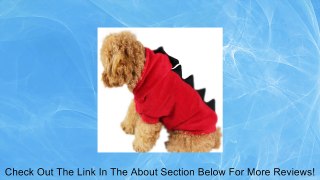 WXBUY Cute Pet Dogs T shirt Dinosaur Pretty Hoodie Costumes Review