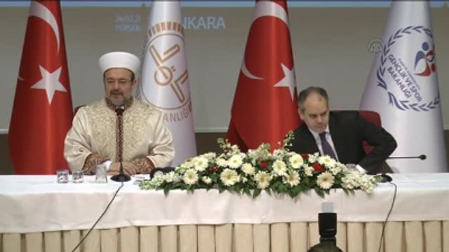Gençlik ve Spor Bakanlığı ile Diyanet İşleri Başkanlığı Arasında İşbirliği Protokolü