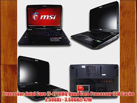 MSI GT70 Dominator-2293 17.3 i7-4710MQ 16GB RAM 1TB 7200rpm HDD NVIDIA GTX 970M 3GB Full HD