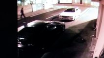 FAIL of the day : dumb car thief hit by his own brick! Hilarious Knock out