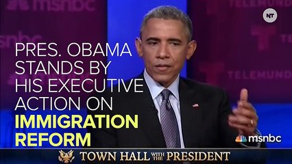POTUS Defends Immigration Exec. Action