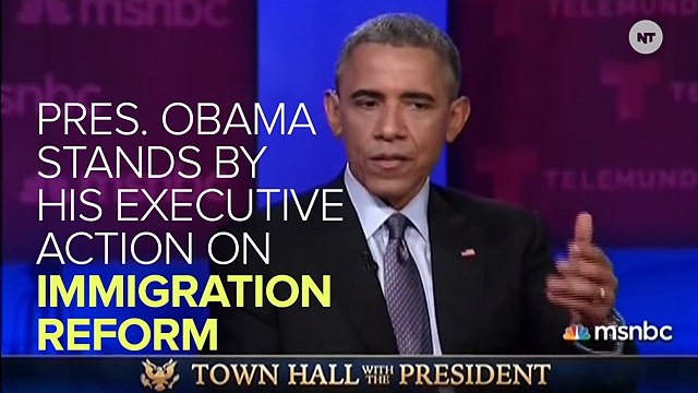 POTUS Defends Immigration Exec. Action