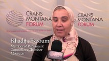 KHADIJA EZZOUMI - Crans Montana Forum (Jean-Paul Carteron) - African Women's Forum