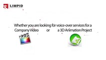 Looking for voice-over services for a Company video or a 3D Animation Project