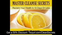 Master Cleanse Secrets 10 Day Diet Book Review Juice Cleansing Detox
