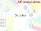 Realtek High Definition Audio Codec (Windows 2000/XP/2003) Serial - Legit Download 2015
