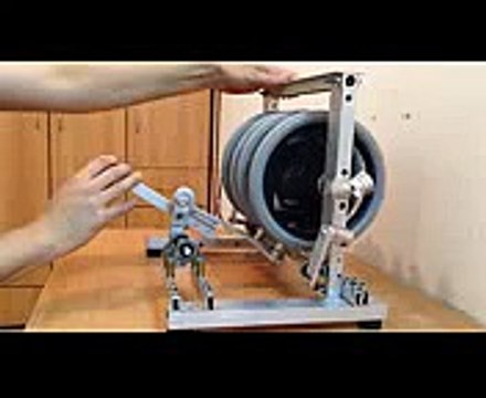 Hand Permanent Magnet Generator (free energy low tech machine?) Magnet operating system