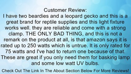 Fluker's 5.5" Repta Clamp Lamp with Switch Review