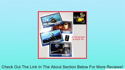 Disney Store Exclusive Wall-e Pin and 4 Lithographs Pixar Review