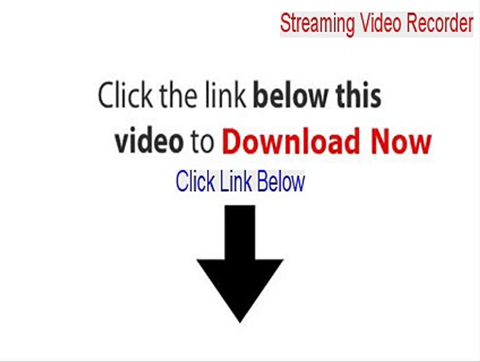 Streaming Video Recorder Download Free (Legit Download)