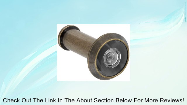 Stanley Hardware V805 Door Viewer in Antique Brass Review