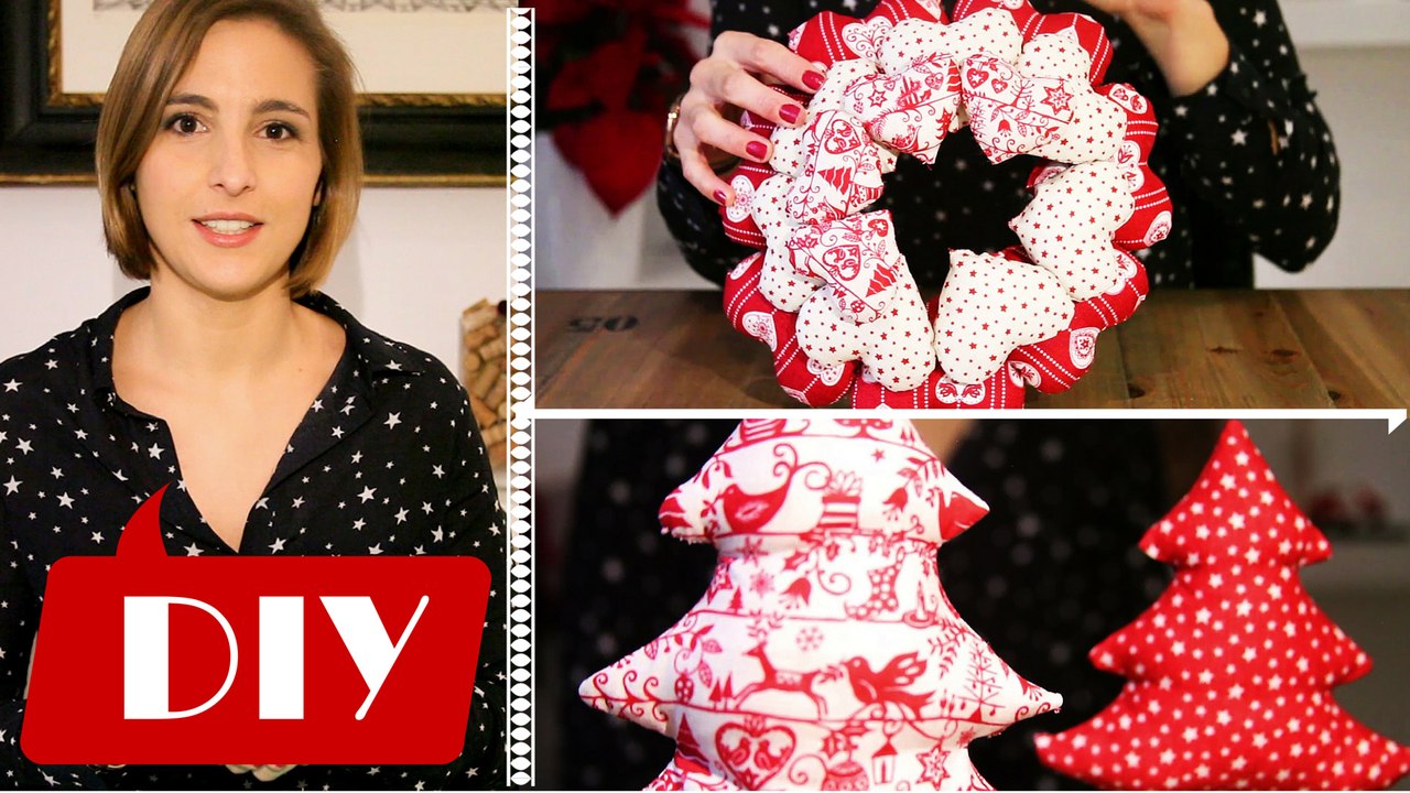 DIY: Corona con corazones rellenos y arbolitos | María G. Lomas