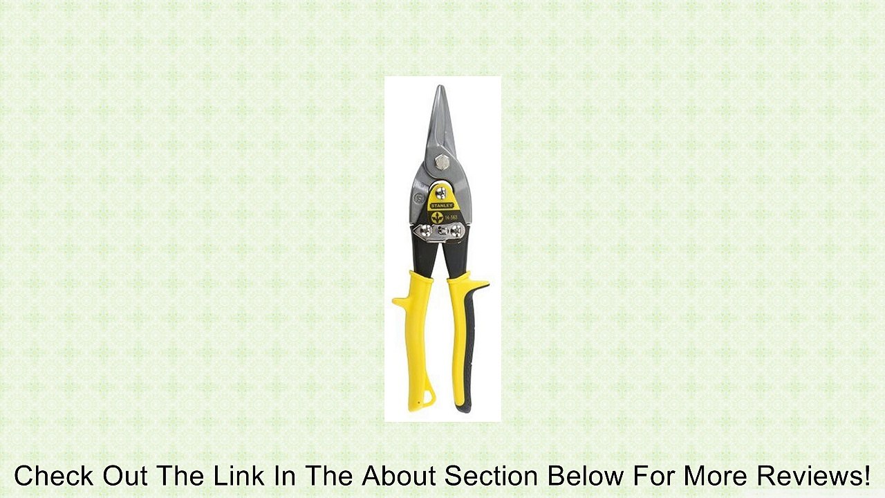 Stanley FatMax 14-563 9-7/8-Inch Straight Cut Aviation Snip Review