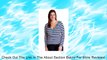 Royal Blue White Ladies Plus Size Striped Ribbed 4 Button Henley Shirt Review