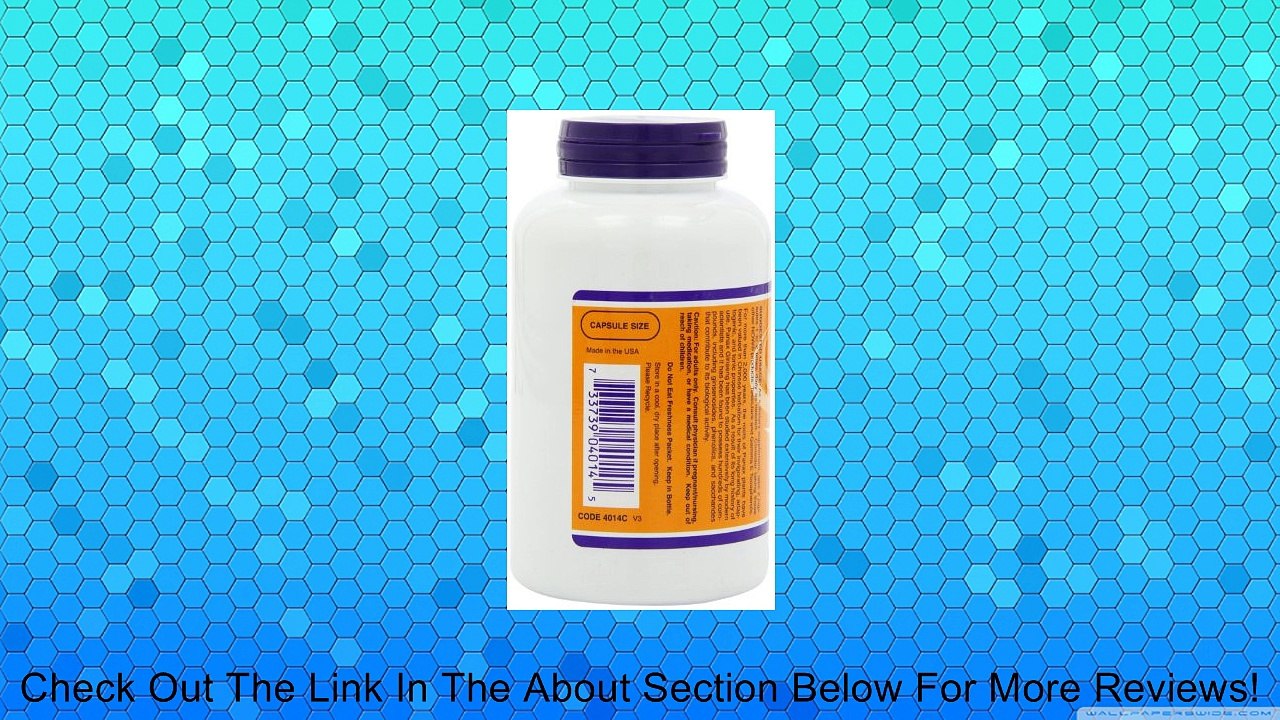 Now Foods Panax Ginseng 500 Mg, 250 caps (FFP) Review