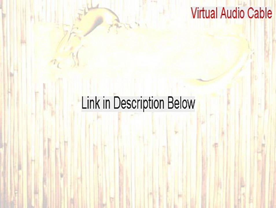 Virtual Audio Cable Crack - Legit Download (2015)