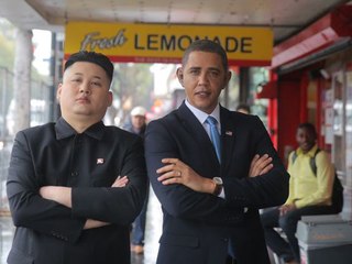 Two Presidents take selfie