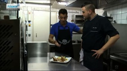 Dans les cuisines du restaurant Le Gaulois à Bartenheim