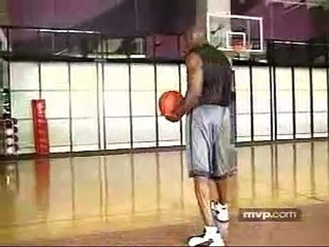 07. Offense - Michael Jordan Basketball Training - Fadeaway Left Block