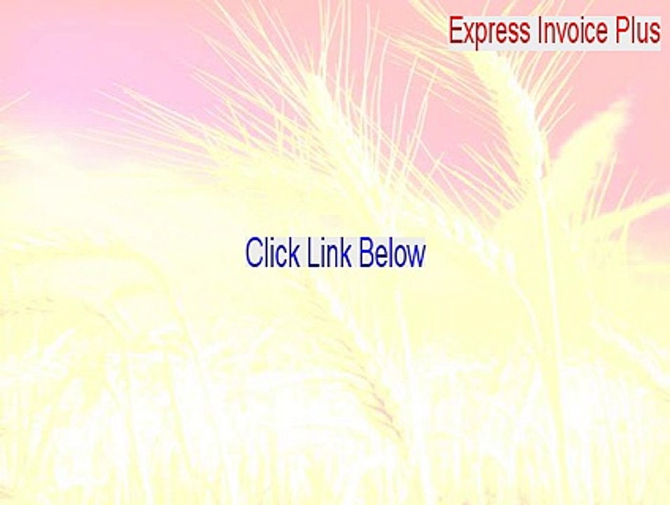 Express Invoice Plus Serial (Legit Download) - video Dailymotion
