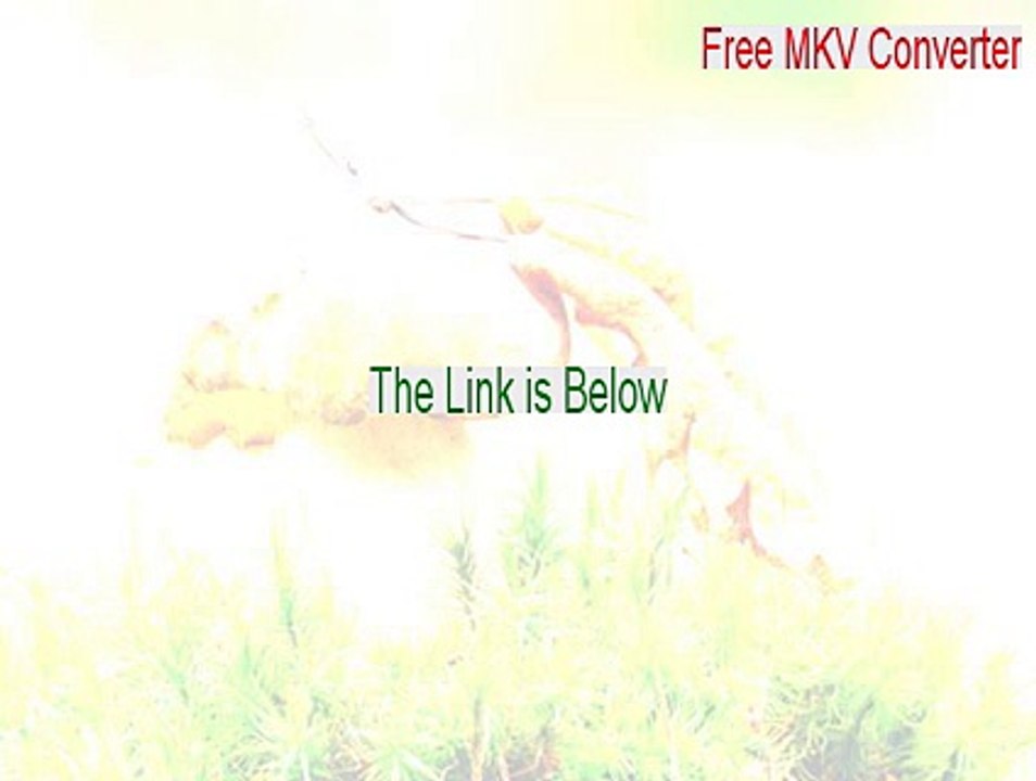 Free MKV Converter Serial [Legit Download]