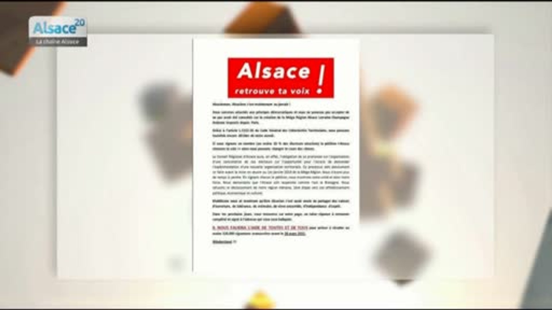 Après l'Ice Bucket Challenge, l'Alsace Pétition Challenge !