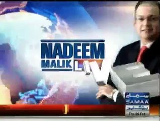 Nadeem Malik Live - 26th February 2015
