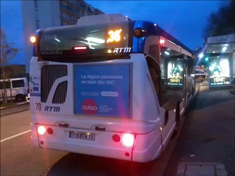 [Sound] Bus Heuliez Bus Access'Bus GX 327 n°1148 de la RTM - Marseille sur les lignes 36 et 36 B