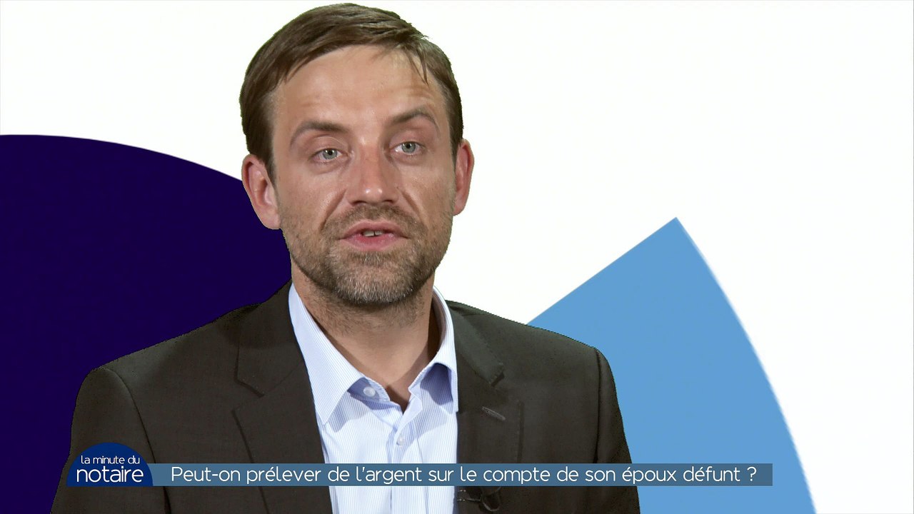 Peut-on prélever de l'argent sur le compte de son époux défunt ?