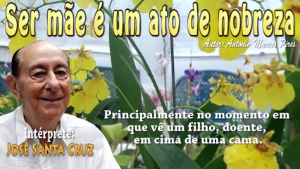 SER MÃE É UM ATO DE NOBREZA (MENSAGEM) - INTÉRPRETE: JOSÉ SANTA CRUZ