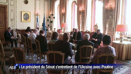 Gérard Larcher: en Ukraine, la tension militaire s'apaise