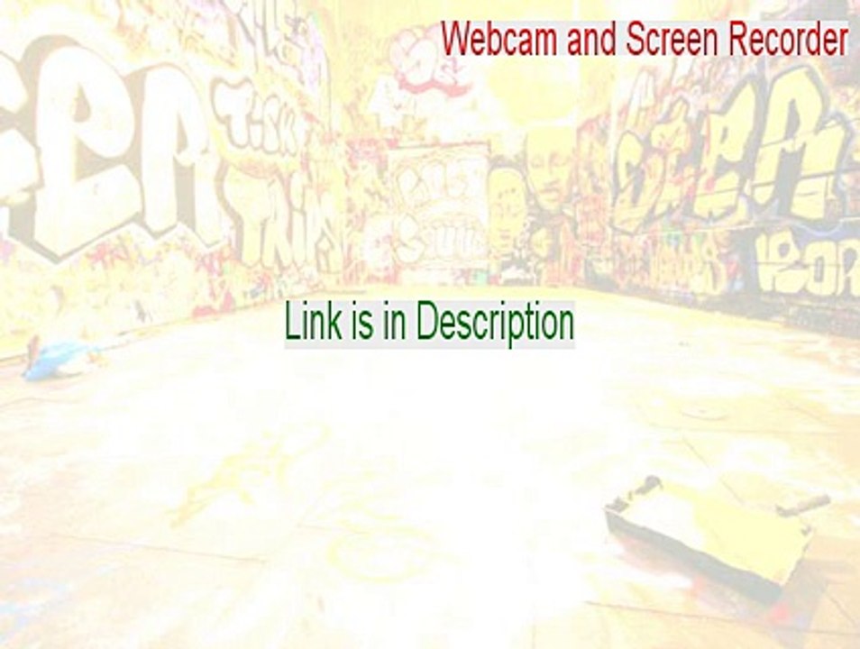 Webcam and Screen Recorder Key Gen (Instant Download)