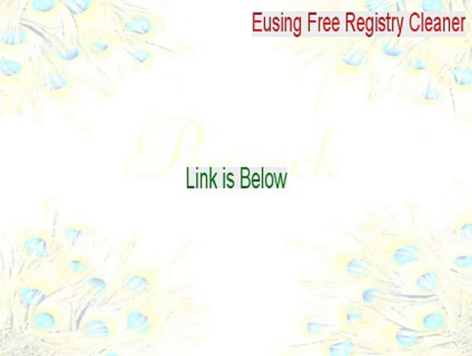 Eusing Free Registry Cleaner Keygen (eusing free registry cleaner cnet 2015)