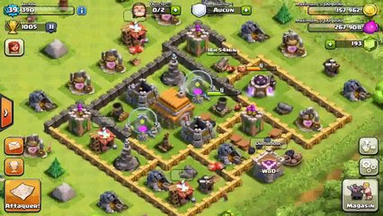 [CLASH OF CLANS] MEILLEUR VILLAGE HDV NIV 6 !